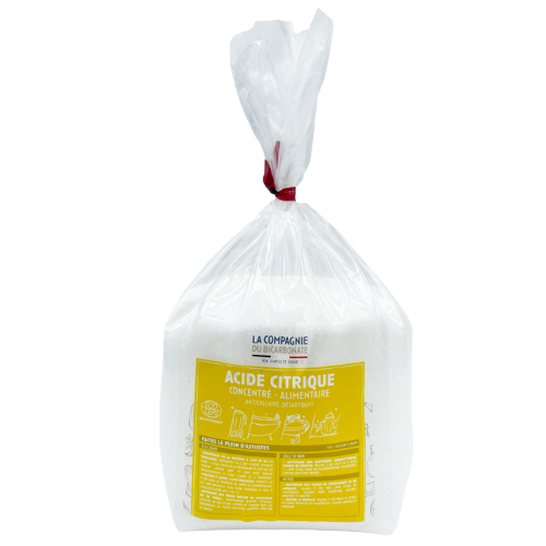 Acide citrique - Sac 1 kg - Ecocert