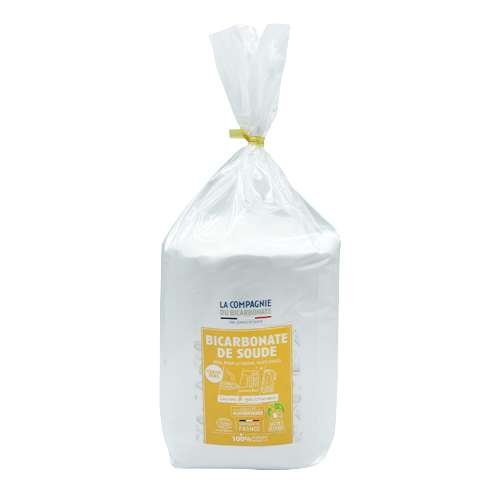 Bicarbonate alimentaire grains fins - Sac Open-up 3 kg - Ecocert