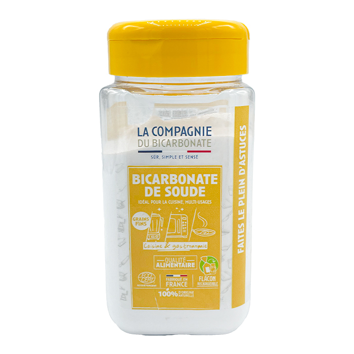 Bicarbonate Cuisine et Gastronomie - Flacon Rechargeable 475 g - Ecocert