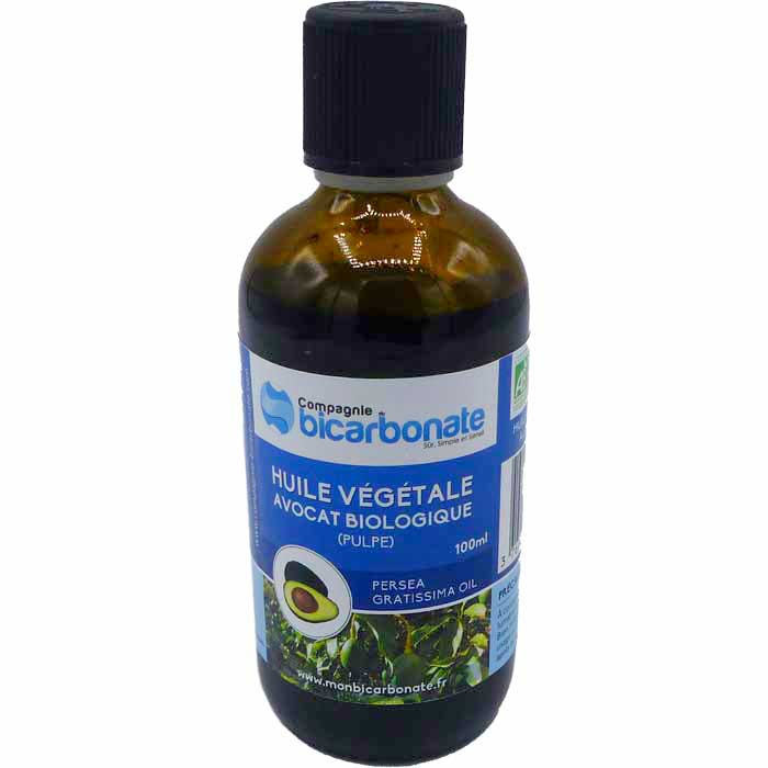 Huile végétale naturelle d’Avocat BIO – 100 ml