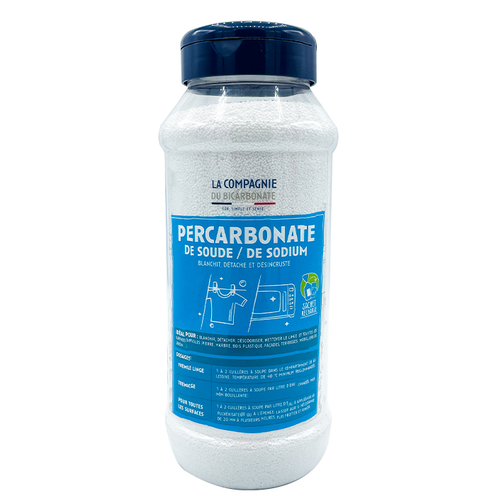 Percarbonate de sodium (de soude) - Flacon rechargeable 1,1 kg - Ecocert