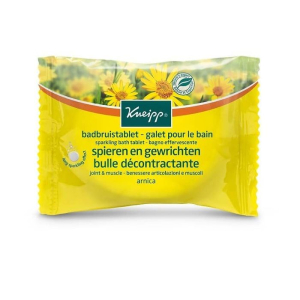 Galet de bain effervescent au bicarbonate Kneipp aux huiles essentielles d'Arnica