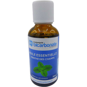 Flacon d'huile essentielle menthe des champs