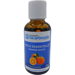 Flacon d'huile essentielle orange douce