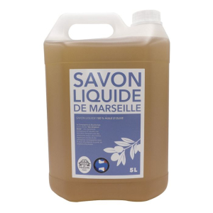 Savon de Marseille liquide à l'huile d'olive sans parfum - 5L