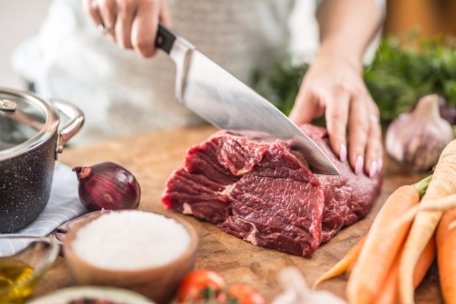 Découpe viande boeuf